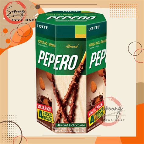 Lotte Pepero Almond Multipack G Shopee Philippines