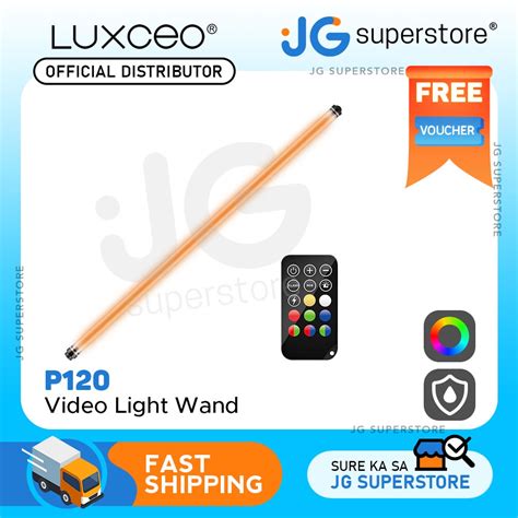 Luxceo P120 RGB Waterproof LED Light Wand 360 Degree Full Color Tube