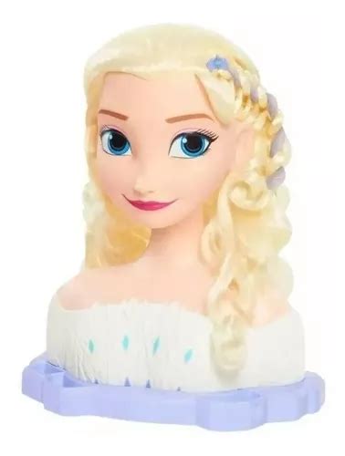 Elsa Frozen Mu Eca Cabeza De Para Peinar Env O Gratis