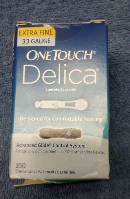 One Touch Delica Lancets Extra Fine Gauge Open Box Exp Ebay