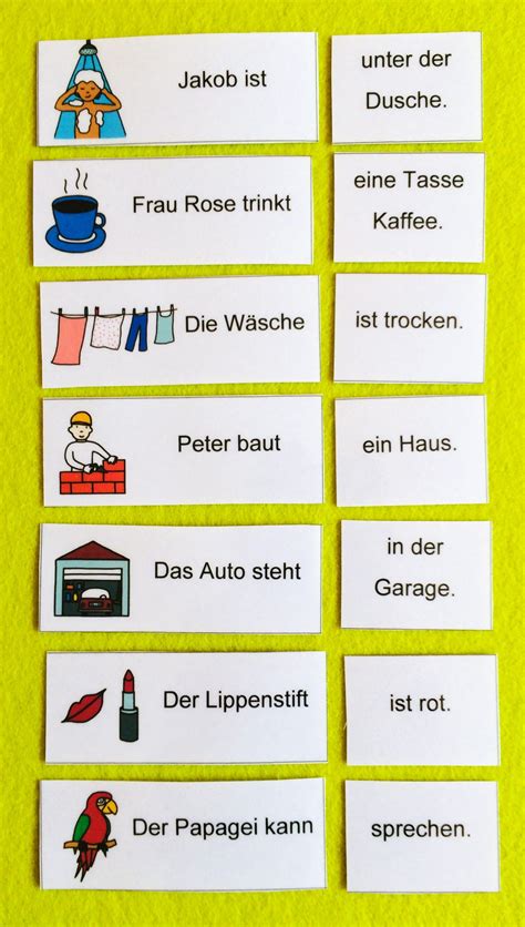 Satzpuzzle Lesen Lernen Lernen Tipps Schule Lesen Lernen 1 Klasse