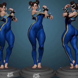 Chun Li Beach Bikini Street Fighter Estatua Figura d Modelo Etsy México