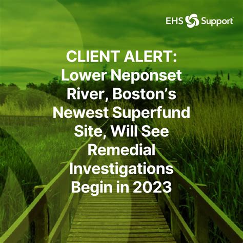 Client Alert Lower Neponset River Bostons Newest Superfund Site