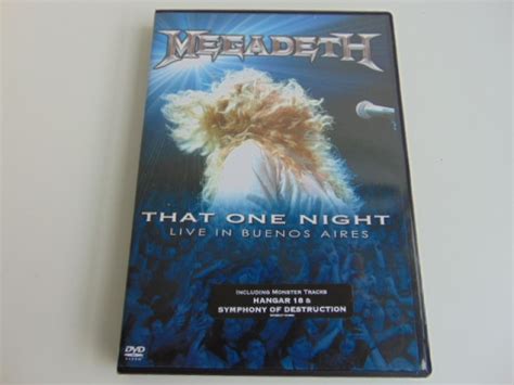 DVD Megadeth That One Night Live In Buenos Aires 2007 Kringwinkel