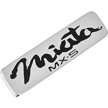 Amazon MAZDA MX 5 MIATA 1990 1997 NEW OEM REAR MIATA EMBLEM BLACK