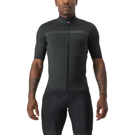 Castelli Maillot De Manga Corta Hombre Pro Thermal Mid Light Black