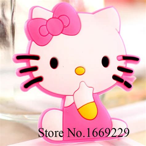 cute Hello kitty Fridge Magnets for kids Small Size Silicon Gel magnetic fridge magnet Animal ...