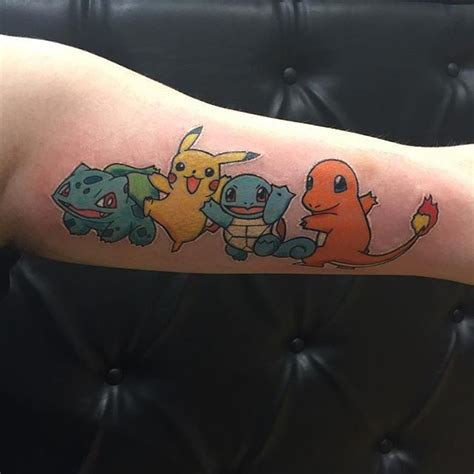 50 Pokémon Tattoos That Will Inspire You to Catch Em All Pikachu