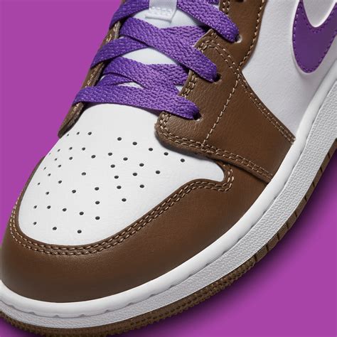 Air Jordan 1 Low "Brown/Purple" 553558-215 | SneakerNews.com