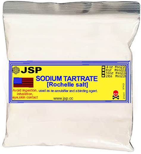 SODIUM TARTRATE Rochelle Salt 16 Ozs Walmart