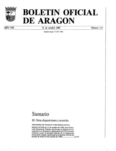 Registro Boletin Oficial de Aragón