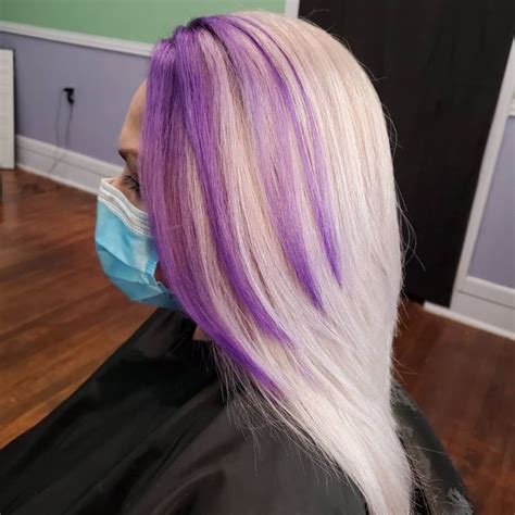 Blonde Hair Purple Underneath