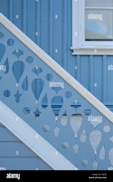 A Blue Painted Timber Bohuslan Swedish Summer House Architecture Style