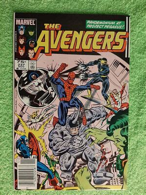 Avengers Nm Newsstand Canadian Price Variant Spider Man Cover