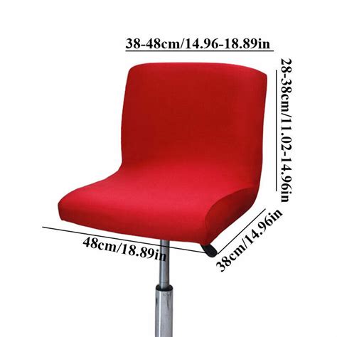 Stretch Lift Chair Slipcover Removable Low Back Seat Cover Bar Stool