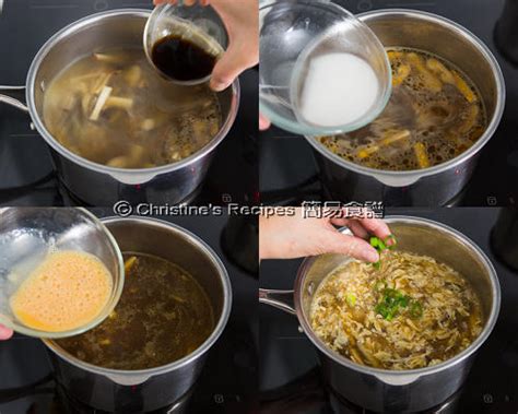 素酸辣湯 無肉也美味Vegetarian Hot and Sour Soup 簡易食譜 基絲汀 中西各式家常菜譜