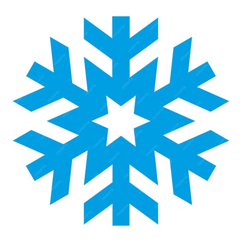 Logo De Icono De Copo De Nieve Símbolo De Nieve De Vector De Navidad