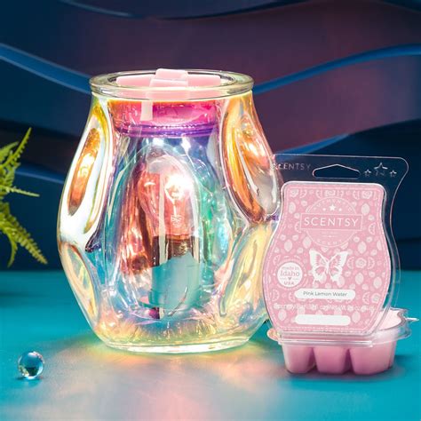 Bubbled Iridescent Scentsy Warmer Tanya Charette