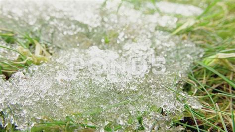 Spring Snow Melt Time Lapse 4k Stock Footagemeltsnowspringtime