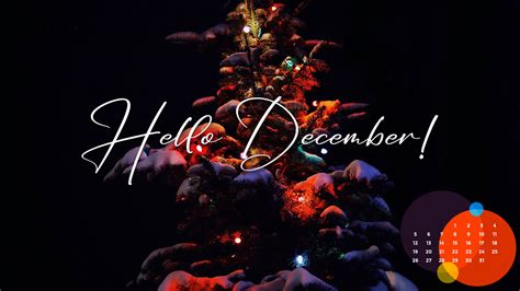 Hello December Wallpaper Hd