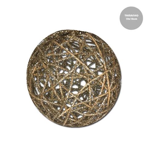 Bola De Natal Nude Rattan Und Cm Cromus Cromus Natal Bola De Natal Magazine Luiza