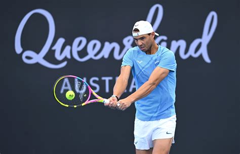 El Tenista Español Rafa Nadal Ya Prepara En Brisbane Su Retorno Al