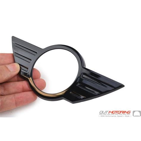 Mini Cooper Gloss Black Wings Old Logo Emblem Cover R50 R52 R53 R55 R56