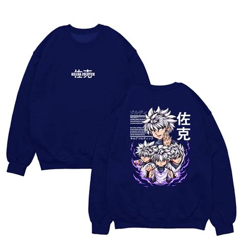 Jual Sweater Anime Manga Sweater Killua Zoldyck Hunter X Hunter Hxh