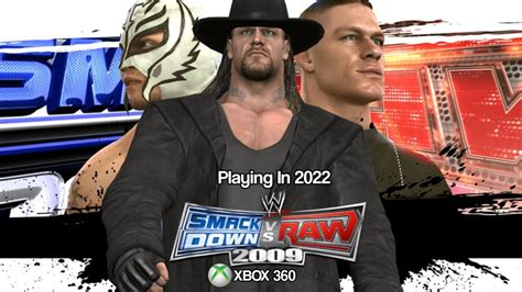 Wwe Smackdown Vs Raw 2009 Xbox 360 In 2022 Youtube