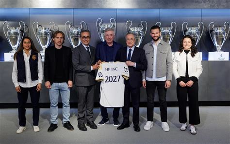 Sponsoring Le Real Madrid Officialise L Arriv E De Hp Sur La Manche