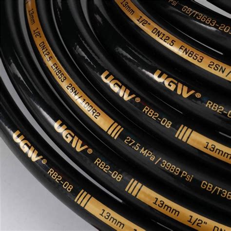 DIN EN853 2SN SAE 100R2AT Wire Braid Hydraulic Hose Manufacturers UGW