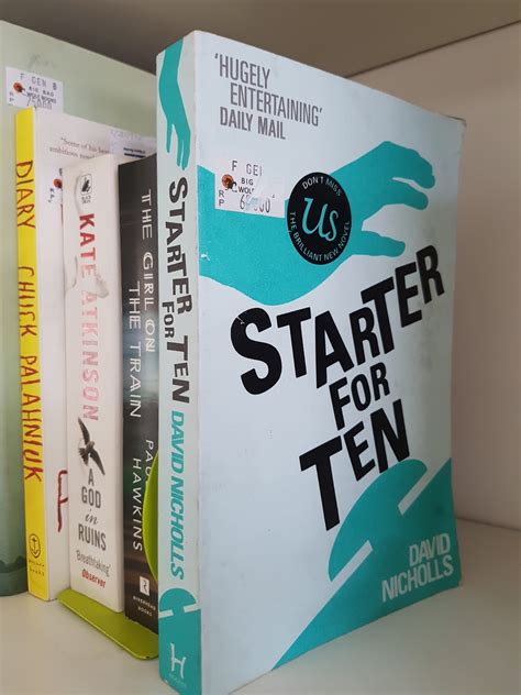 Starter For Ten By David Nicholls