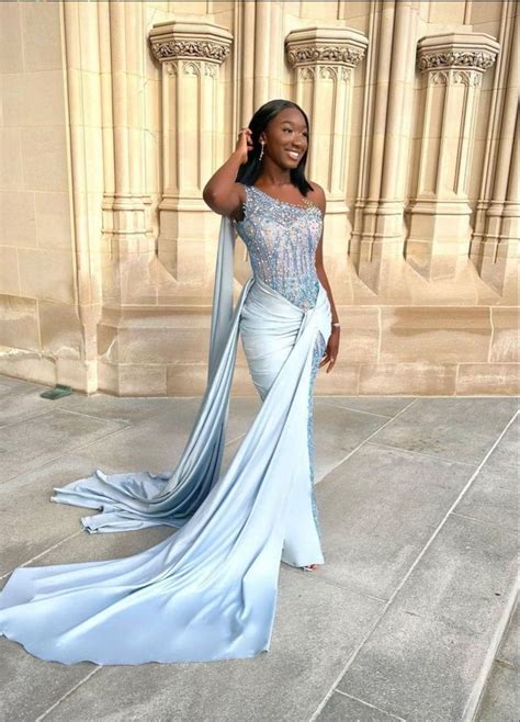 Pin On Prommmm Baby Blue Prom Dresses Prom Girl Dresses Cute Prom