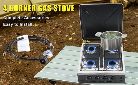 Amazon Forimo Propane Gas Stove 4 Burner Propane Burner With