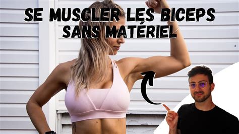 COMMENT SE MUSCLER LES BICEPS SANS MATÉRIEL 4 EXERCICES YouTube