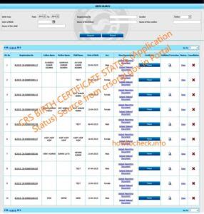 Crsorgi.gov.in Birth Certificate Status ( Application Status ) Online