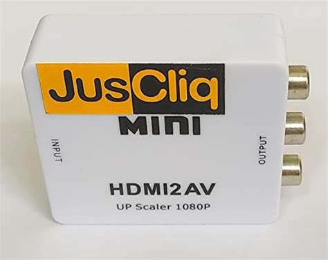 Buy Juscliq® Hdmi2av Up Scaler 1080p Hdmi To Av Composite Video Audio