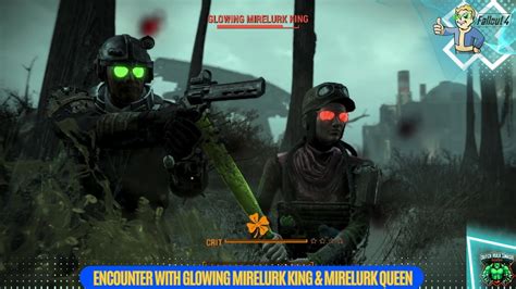 Encounter With Glowing Mirelurk King And Mirelurk Queen In Fallout 4 Next Gen Run Walkthrough