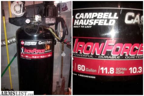 Armslist For Sale Campbell Hausfeld Gallon Compressor