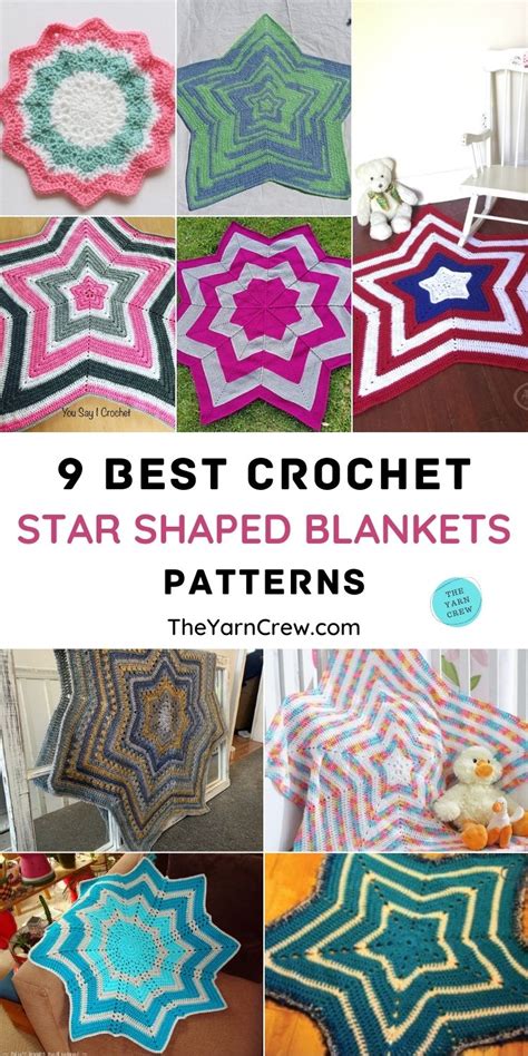 Best Crochet Star Shaped Blanket Patterns The Yarn Crew