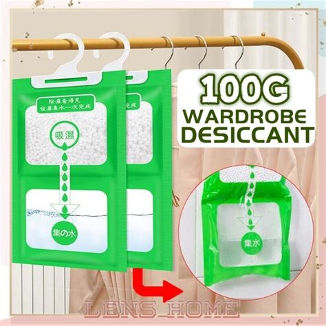 100g Indoor Closet Wardrobe Desiccant Hanging Dehumidifier Bag Anti