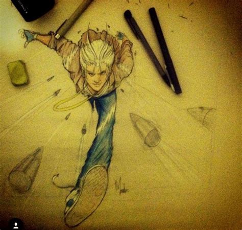 Fan Art Quicksilver by Kree8thaNubian on Newgrounds