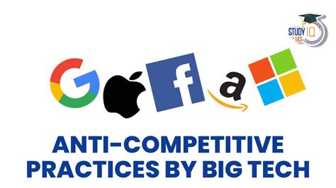 Anti Competitive Practices By Big Tech