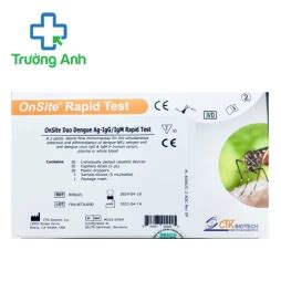 Kit thử nhanh sốt xuất huyết OnSite Duo Dengue Ag IgG IgM Combo Rapid