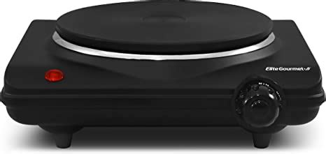 Amazon Elite Gourmet ESB BF Countertop Single Cast Iron Burner Watts Electric Hot