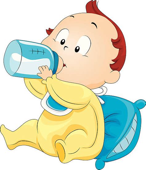 Royalty Free Kid Drinking Milk Clip Art, Vector Images & Illustrations - iStock