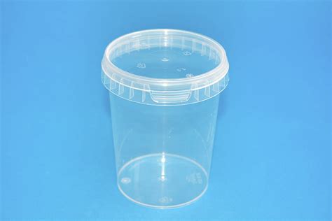 Graham Tyson 520ml Clear Tamper Evident Tub And Lid