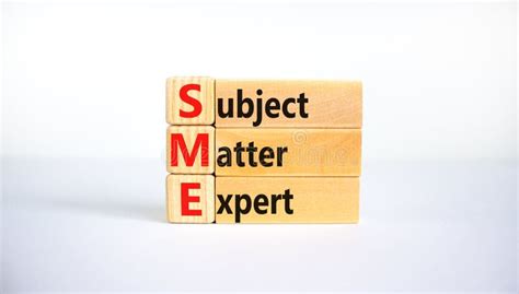 SME, Subject Matter Expert Symbol. Concept Words SME, Subject Matter ... 