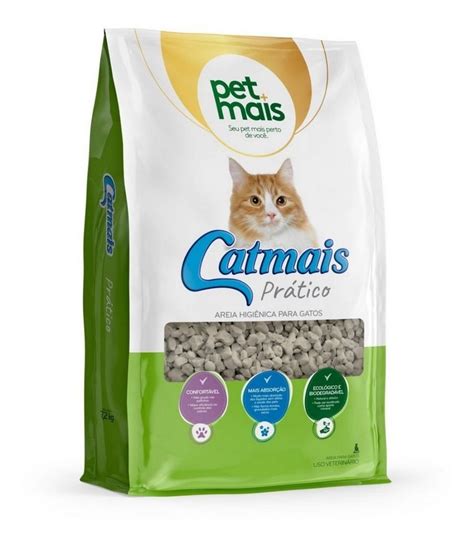 Granulado Sanitário Cat Mais Prático 1 8kg Pet Mais MercadoLivre