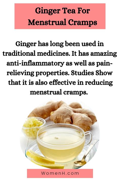 Ginger tea for menstrual cramps | Tea for menstrual cramps, Menstrual ...